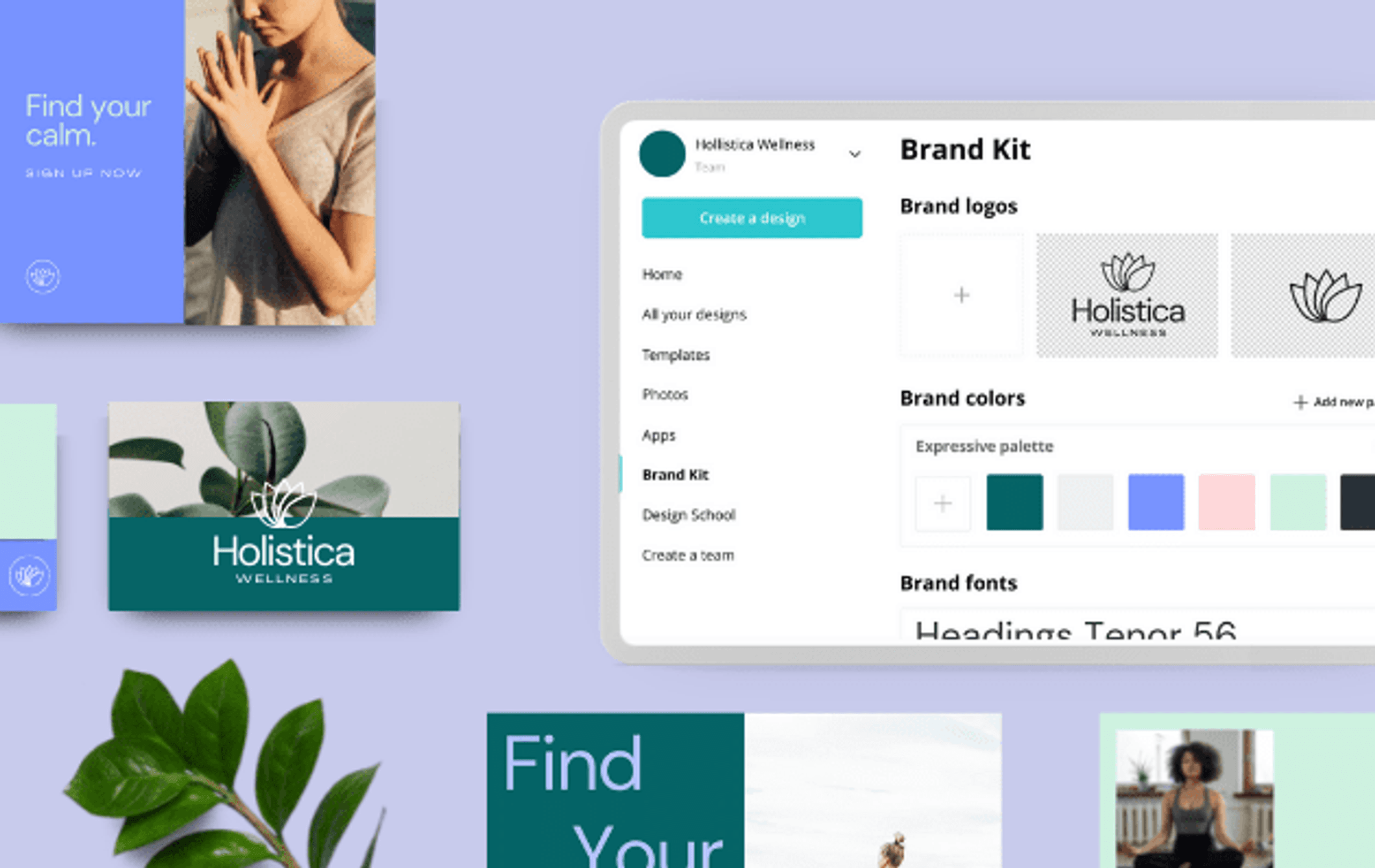 create your brand identity with canva